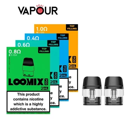 Aspire Loomix Replacement Pods - 0.6 Ohm