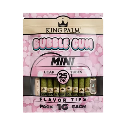 King Palm 25 Mini Rolls – Bubble Gum - Ejuicewarehouse
