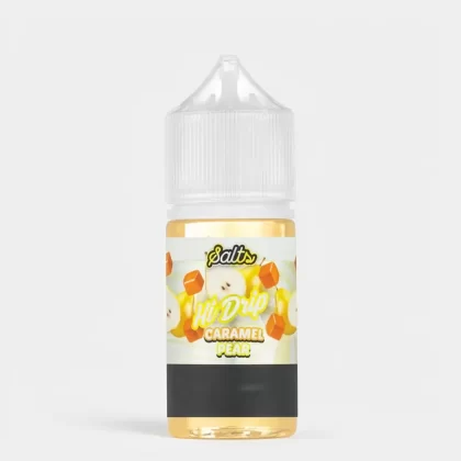 Hi-Drip Salts – Caramel Pear 30mL Salt Nicotine Vape Juice - Vape Product, Vape Product (095870)