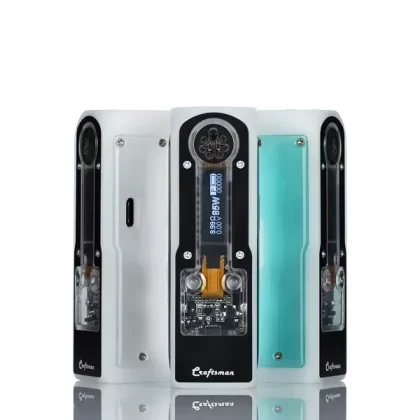 Cthulhu Mod Craftsman 85W Box Mod - Tiffany Blue / White Delrin