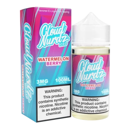 Watermelon Berry Iced by Cloud Nurdz Ice TFN 100ML - 3MG