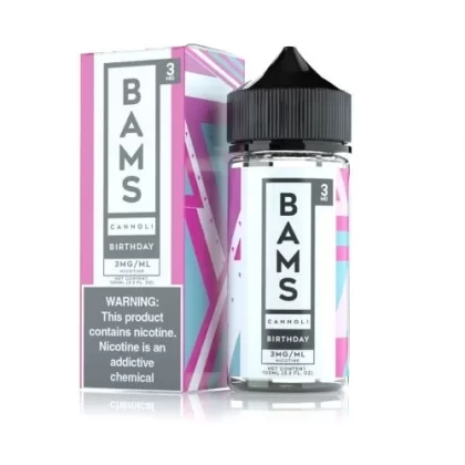 Bam’s Cannoli E-Liquid – Birthday Cannoli 100ml
