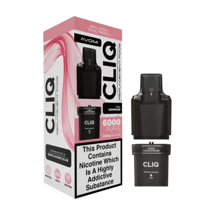 Pink Lemonade Avomi Cliq 6000 Refill Pack - Vapeshop Co