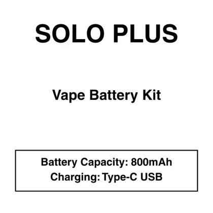 Solo Plus – Device – 800mAh – Pods Not Included