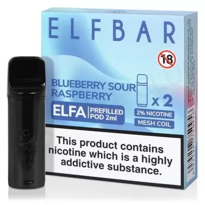 Blueberry Sour Raspberry Elf Bar Elfa Prefilled Pod - Ecigpremium
