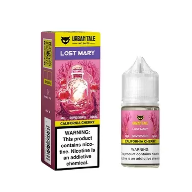 California Cherry Urban Tale Lost Mary Salts 30mL