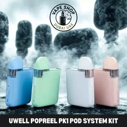 Uwell Popreel Pk1 Pod System Kit buy in Dubai - Apple Green, Apricot Beige