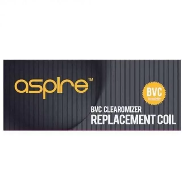 BVC Clearomizer Replacement Coils by Aspire (5 Pack) - Vapekit Co