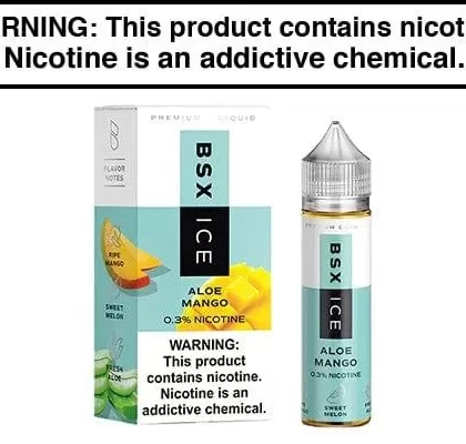 ALOE MANGO ICE BY GLAS BASIX 60ML - Vapejuice
