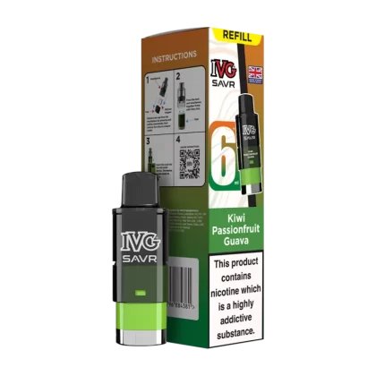 Kiwi Passionfruit Guava IVG SAVR Refill Pack - Ecigwizard