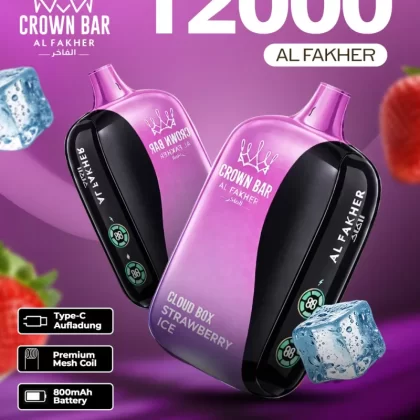 Al Fakher CrownBar Vape 12000 - Crownbar Vape (170D36)