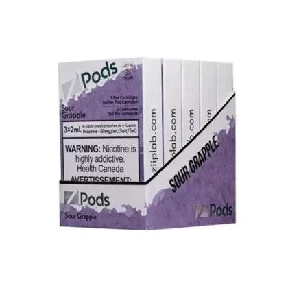 Zpods Stlth Compatible Grappleberry - Nicotine#Supreme Nic Blend 20MG with 50MG Throat Hit