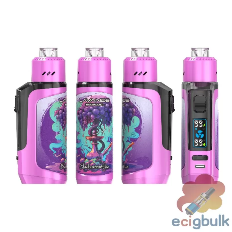 Lavande BM18000 Disposable Vape | 18K Puffs, Rechargeable, 20 Flavors