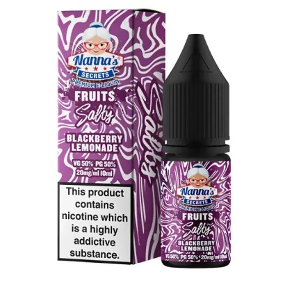 Nanna's Secrets Blackberry Lemonade Nic Salt E-Liquid