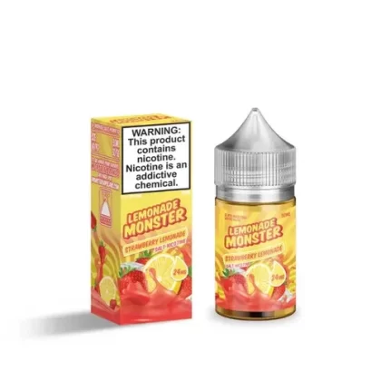 Lemonade Monster Strawberry Lemonade Salt 30ml E-Juice - Vape Product, Vape Product