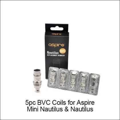 Aspire Nautilus BVC Coil 5PK (Vertical large coil) - 1.6ohms