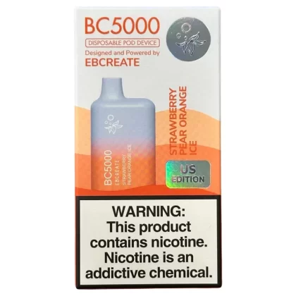 Strawberry Pear Orange Ice – BC5000 – EBCreate - Ejuicewarehouse