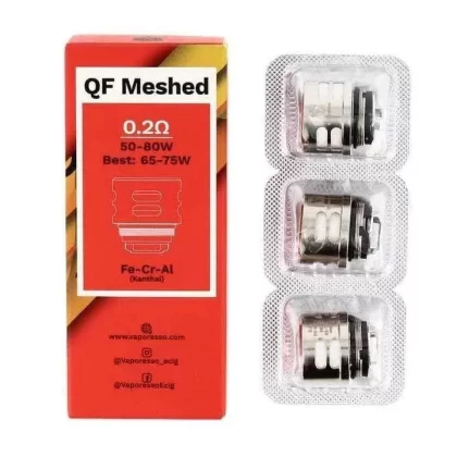 Vaporesso QF Replacement Coils - CHOOSE TYPE#QF MESHED 0.2>QF STRIP COIL 0.15 (62DA5A)