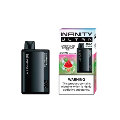 Infinity Ultra Disposable – Watermelon Bubblegum Ice 20/55mg (8000Puffs) - Vape Product, Vape Product