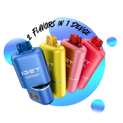 IGET MOVE B50000 – 50k Puffs (2 Flavors in 1 device) - Vapexotic In