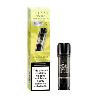 Elf Bar ELFA Pro Lemon Lime Pods (2 Pack) - Strength#20mg