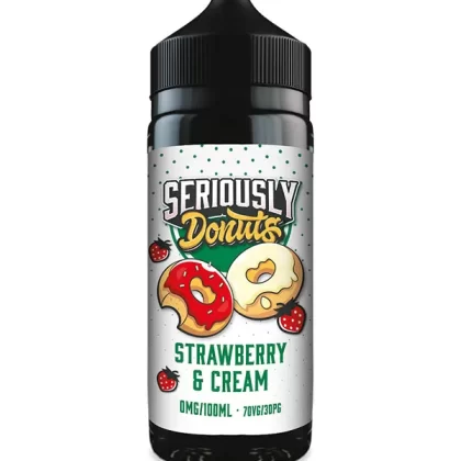 Seriously DONUTS Strawberry & Cream E Liquid 120ml - 3mg