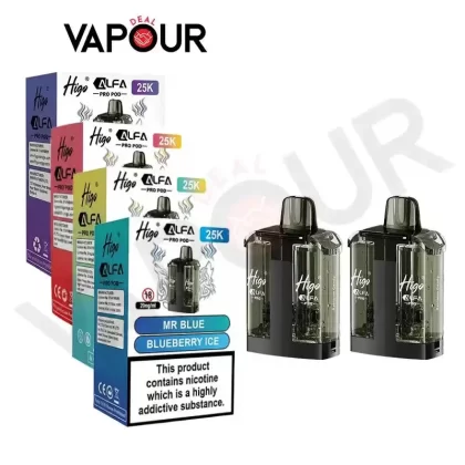 Higo Alfa Pro 25K Pods - Strawberry Ice / Strawberry Watermelon