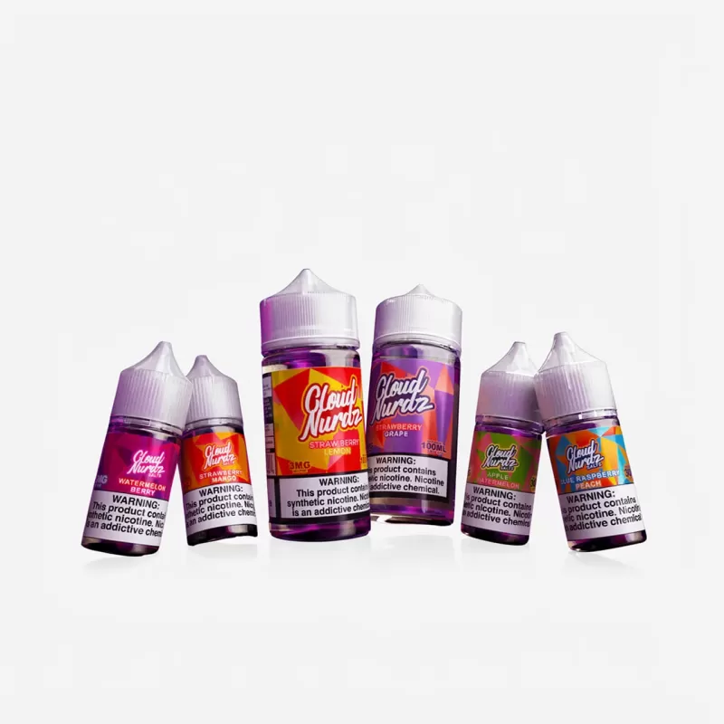 Cloud Nurdz Sour Watermelon Strawberry 50/50 Nic Salt - Image 2