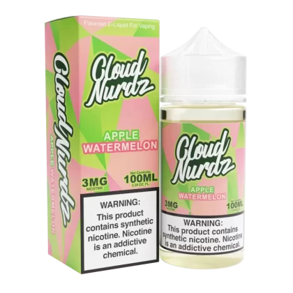 Cloud Nurdz - Apple Watermelon - 100ML E-Liquid