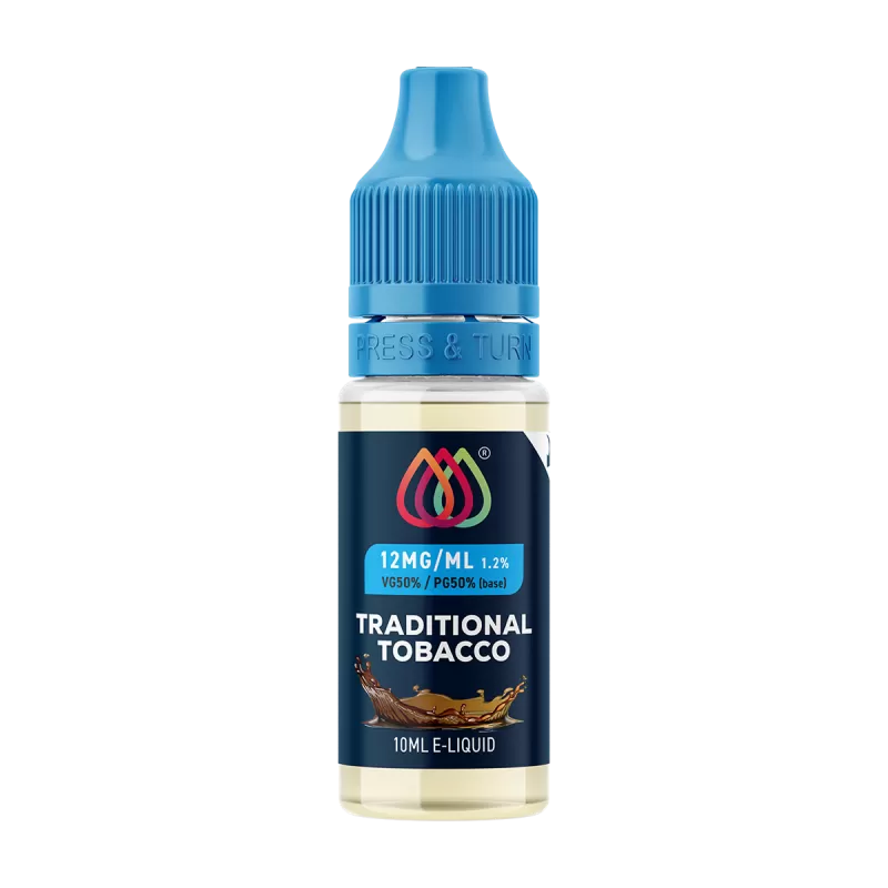 Traditional Tobacco E-Liquid by Aquavape - 10ml - 18mg - Vape Product (75BE5A) - Image 3