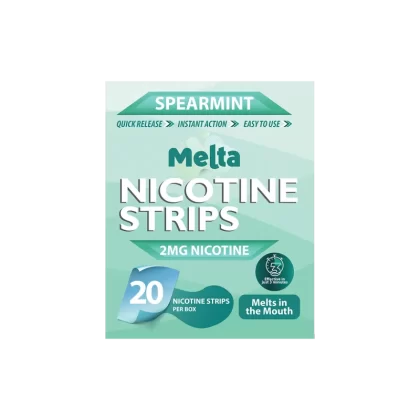 Spearmint Melta Nicotine Strips - 2MG - Vape Product (E5C746)