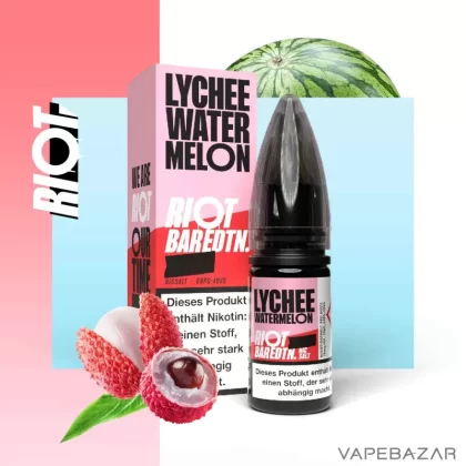 Riot Salt Bar Liquid – Lychee Watermelon - 10mg/ml, 20mg/ml; Riot Saltbar; Wassermelone