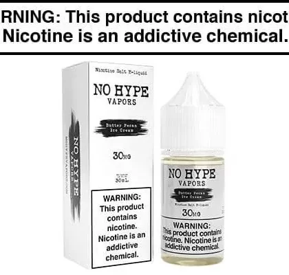BUTTER PECAN ICE CREAM BY NO HYPE SALTS 30ML - Vapejuice