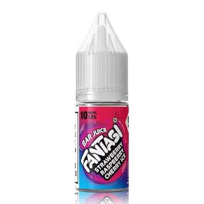 Strawberry Raspberry Cherry Ice By Fantasi Bar Salts 10ml (OOD) - Nicotine Strength#20mg (Salt)>10mg (Salt)