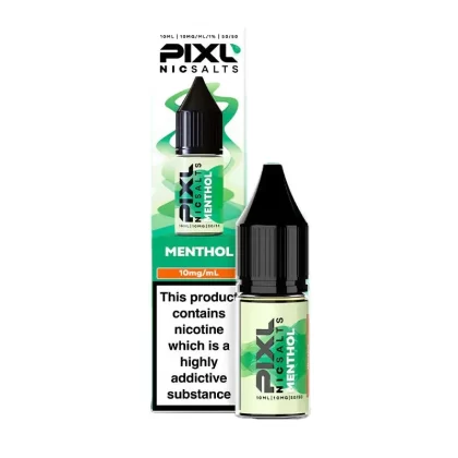 Pixl Menthol Nic Salt E-Liquid - 10 Pack