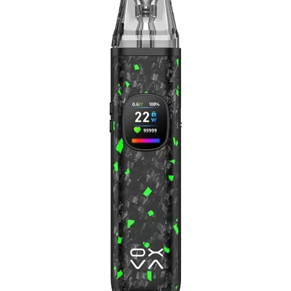 OXVA Xlim Pro 2 DNA Pod Kit - Luminous Forged Carbon Fiber, Frost Titanium Blue