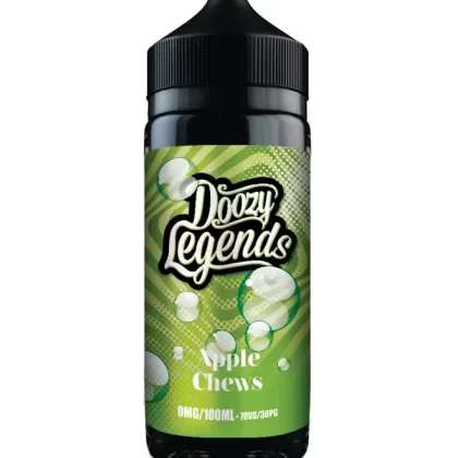 APPLE CHEWS E LIQUID BY DOOZY VAPE CO LEGENDS 100ML 70VG