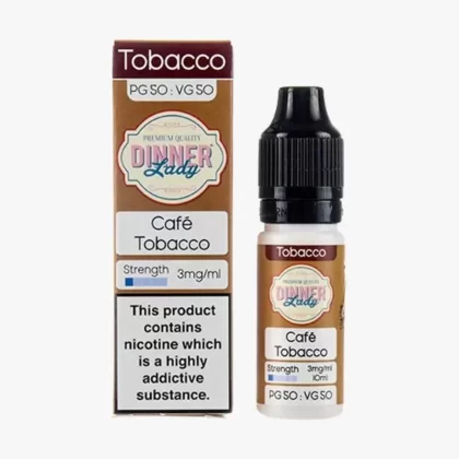 Cafe Tobacco 50/50 E-Liquid by Dinner Lady - 12mg