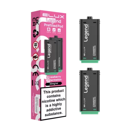 Strawberry Watermelon Elux Legend 1500 Pods - Vape Product