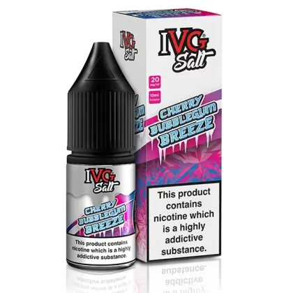 IVG Cherry Bubblegum Breeze Nic Salt E-Liquid - 20mg