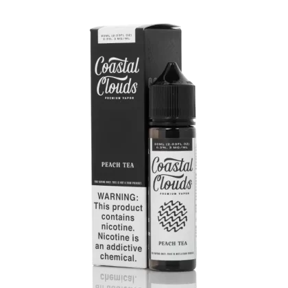 Coastal Clouds Peach Tea Vape e-Liquid 60mL - Beyondvape