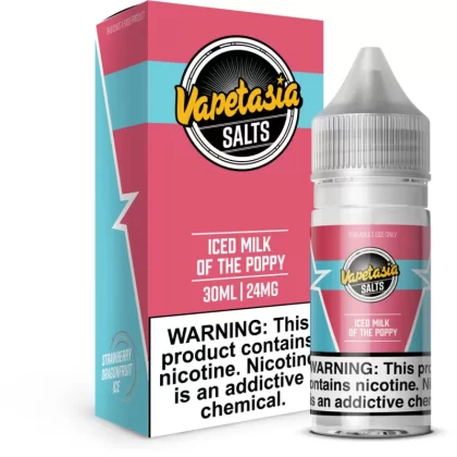Vapetasia Salts Iced Milk of The Poppy 30ml E-Juice - Ecigmafia