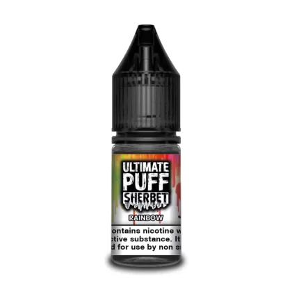 Ultimate Puff Sherbet Rainbow 10ml Vape Juice - 10 Pack - Strength 12mg