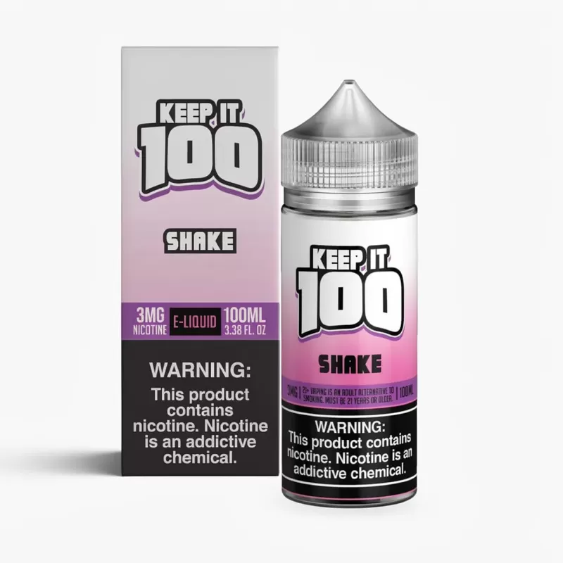 Shake – Keep It 100 – 100mL 70% VG Birthday Cake E-Liquid