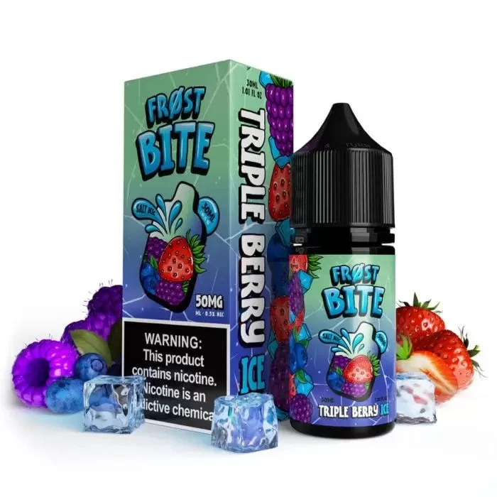 Triple Berry Ice Nicotine Salt by Frost Bite - Size#30ml~Nicotine#50MG