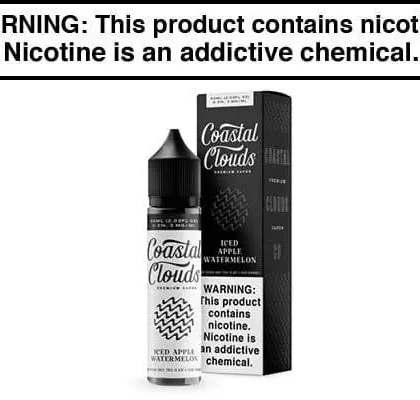ICED APPLE WATERMELON BY COASTAL CLOUDS TFN 60ML - Vape Product, Vape Product (ED6E91)