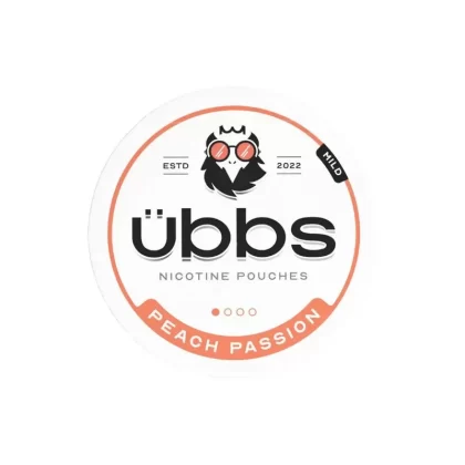 Übbs Peach Passion Nicotine Pouches - Strength#Mild 4mg (75FE72)