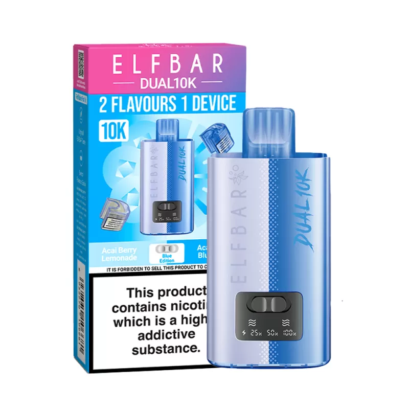 Elf Bar Dual 10K Vape Kit - Strawberry Edition