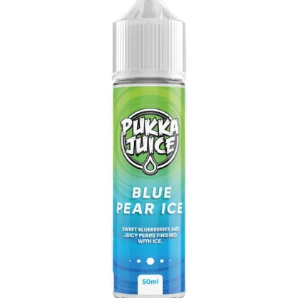 Pukka Juice Blue Pear Ice E Liquid 60ml - 3mg