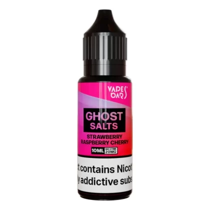 Ghost Salts Strawberry Raspberry Cherry Ice Nic Salt by Vapes Bars